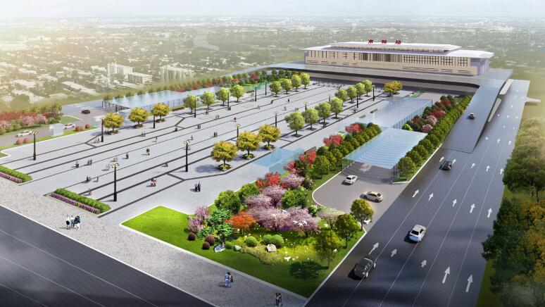 南陽(yáng)市火車(chē)站站前廣場(chǎng)