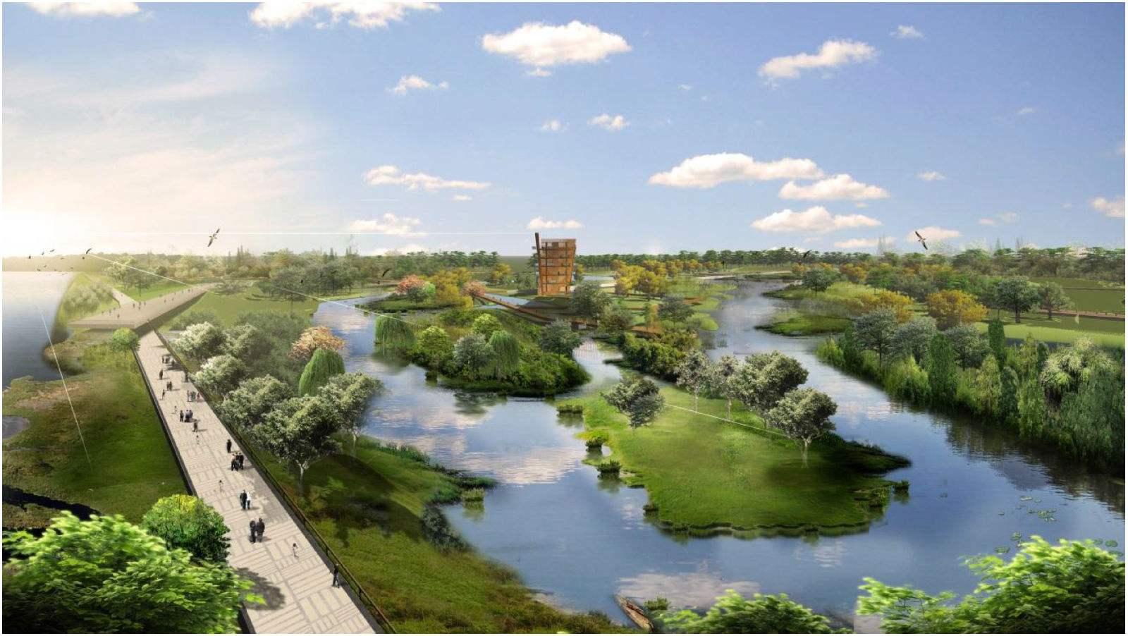 鄭州市賈魯河綜合治理工程西流湖段（中原路－化工路）-建筑、古建工程